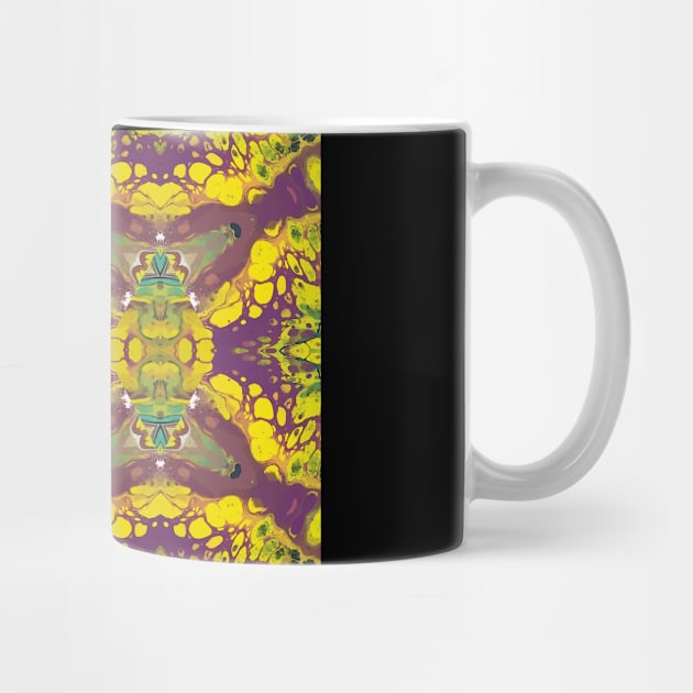 Detailed Green, Purple, Yellow Pattern - WelshDesigns004 by WelshDesigns